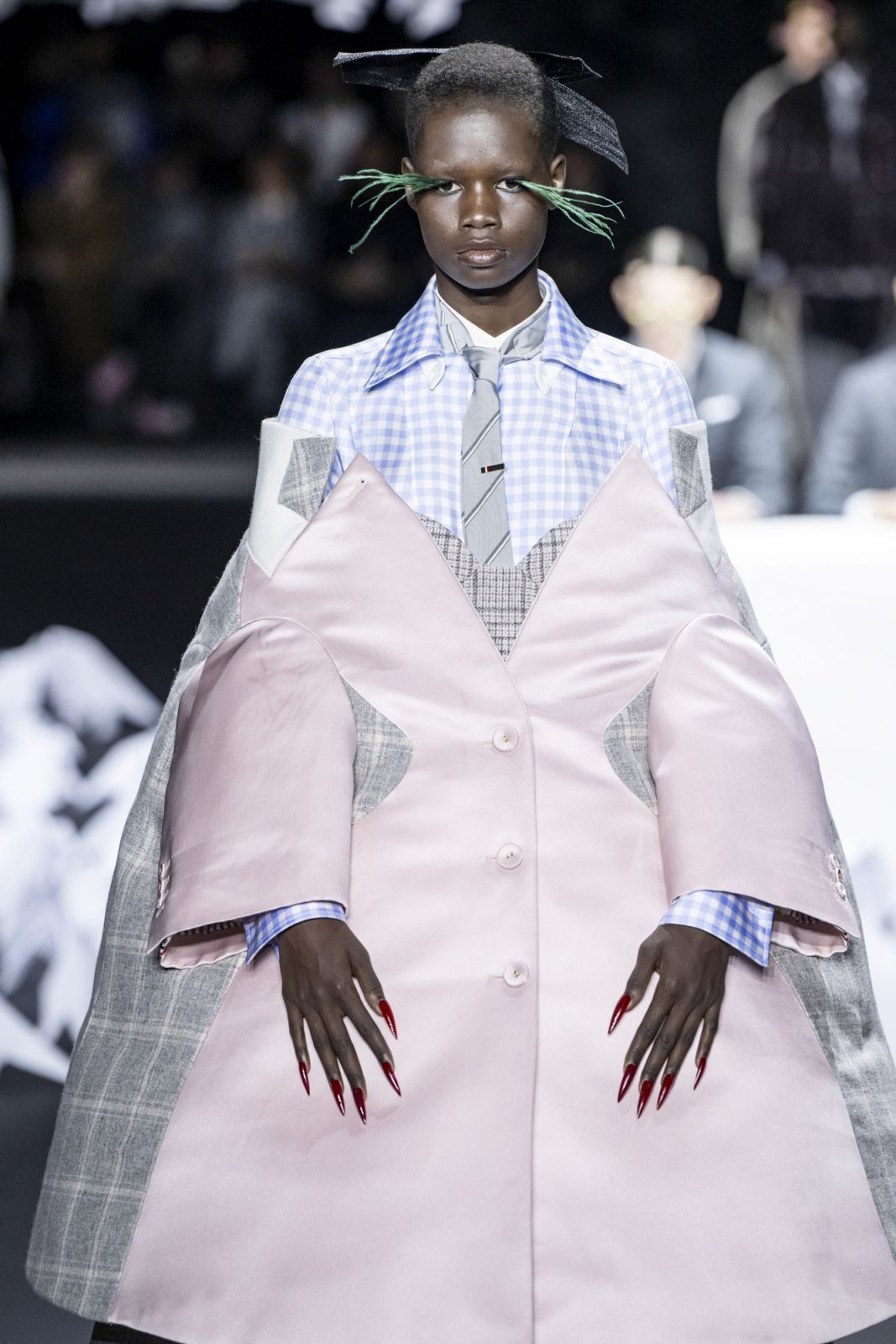 A model walks the runway during the Thom Browne Ready to Wear Fall/Winter 2025-2026 fashion show as part of the New York Fashion Week (Photo: Getty Images)