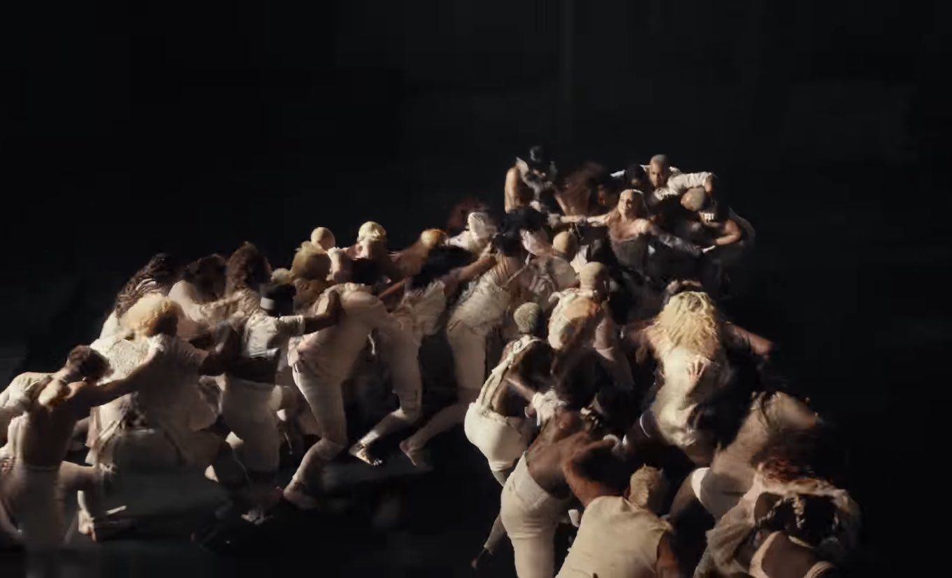 Lady Gaga references Abracadabra amulet in a dance formation (Photo: Youtube/VEVO)