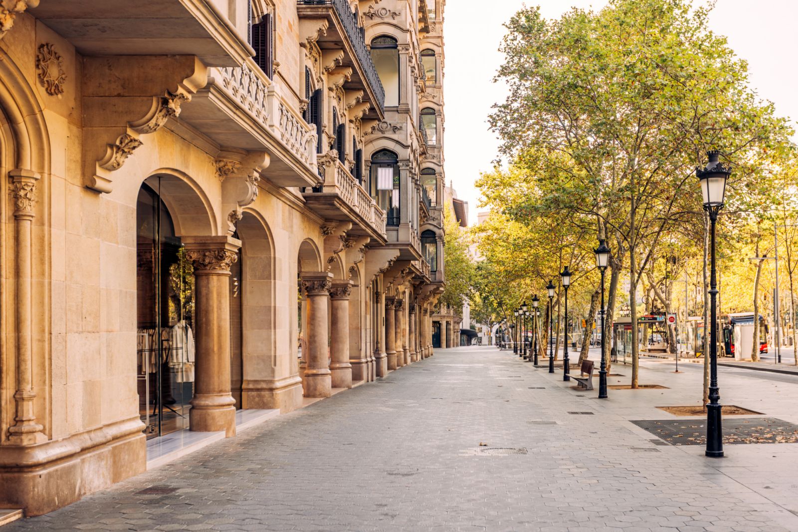 Passeig de Gràcia in Barcelona, Spain (Photo: Getty Images)