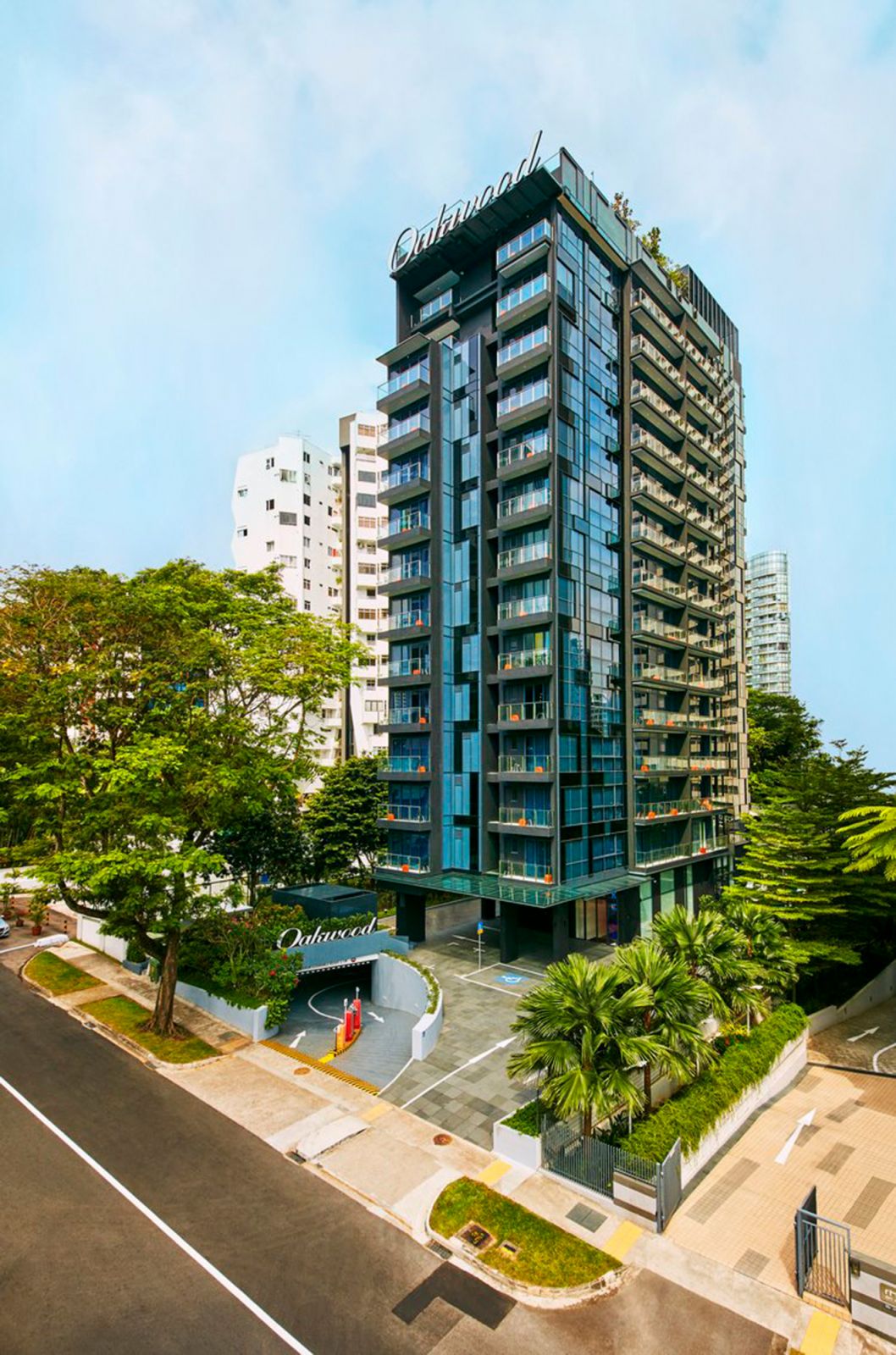The Oakwood Studios Singapore tower
