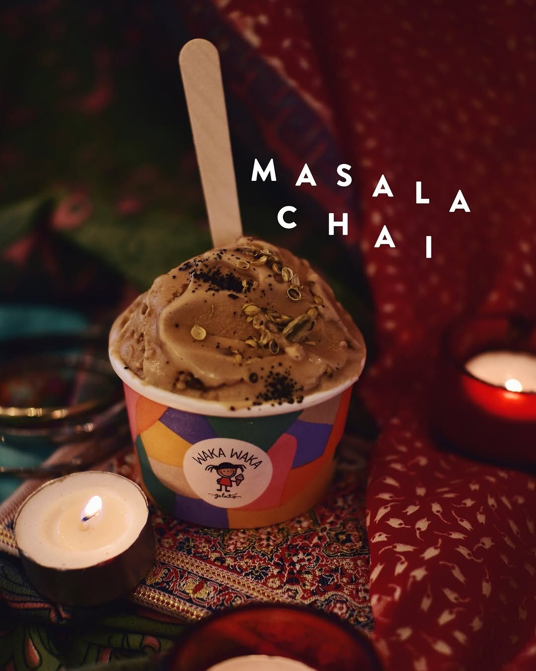 Masala Chai gelato at Waka Waka Gelato