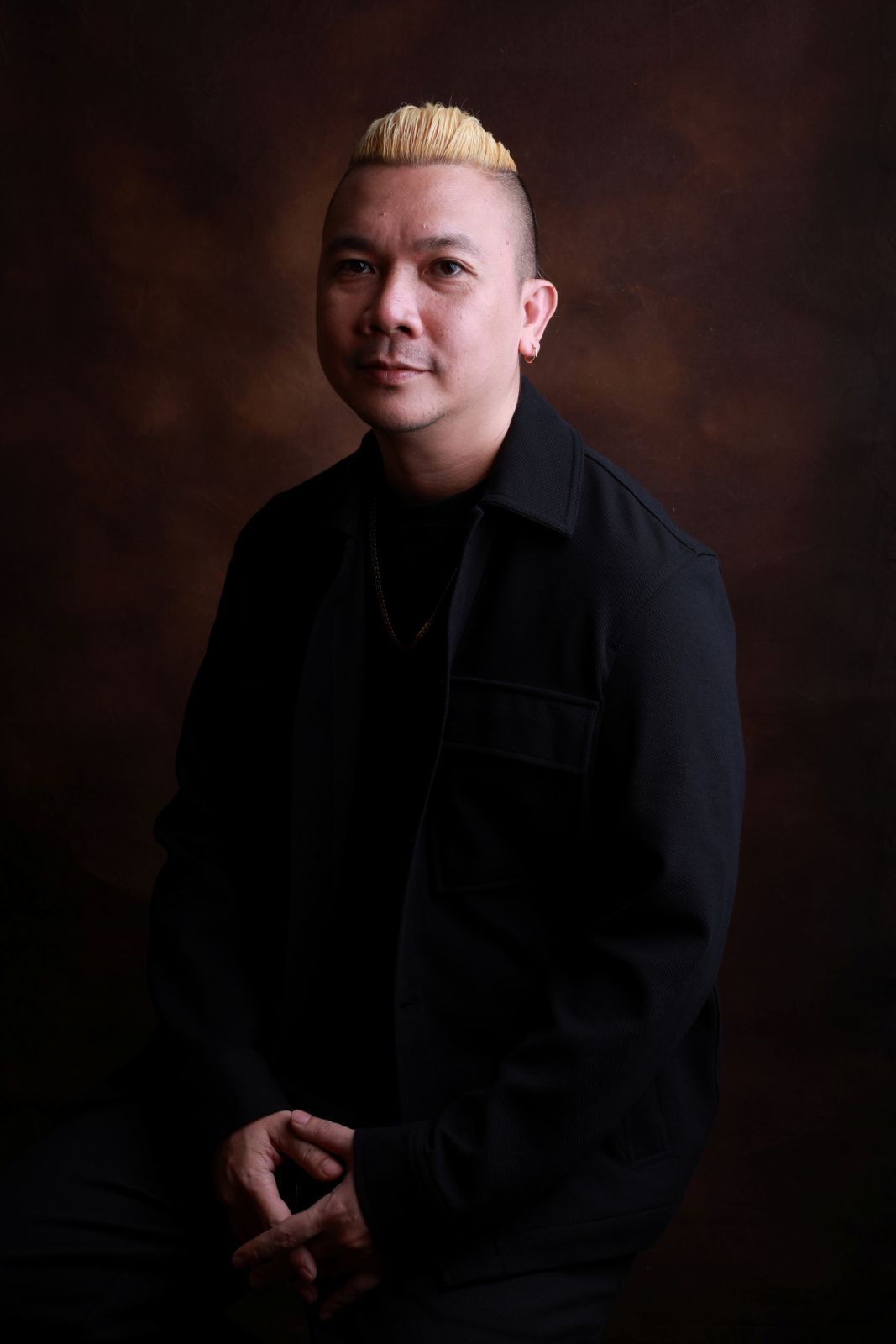 Francis Nacion during a photo shoot (Photo courtesy of Francis Nacion)