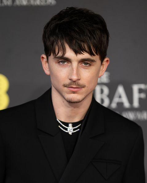 LONDON, ENGLAND - FEBRUARY 16: Timothée Chalamet attends the 2025 EE BAFTA Film Awards at The Royal Festival Hall on February 16, 2025 in London, England. (Photo by Samir Hussein/WireImage)