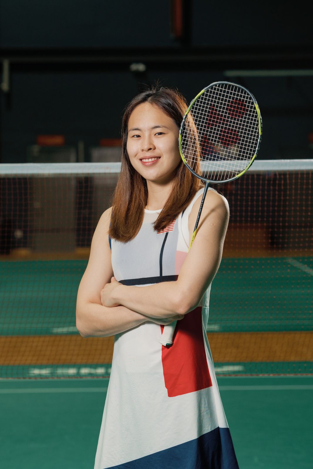 Tan’s journey into badminton began at age three, influenced by her family’s strong ties to the sport.