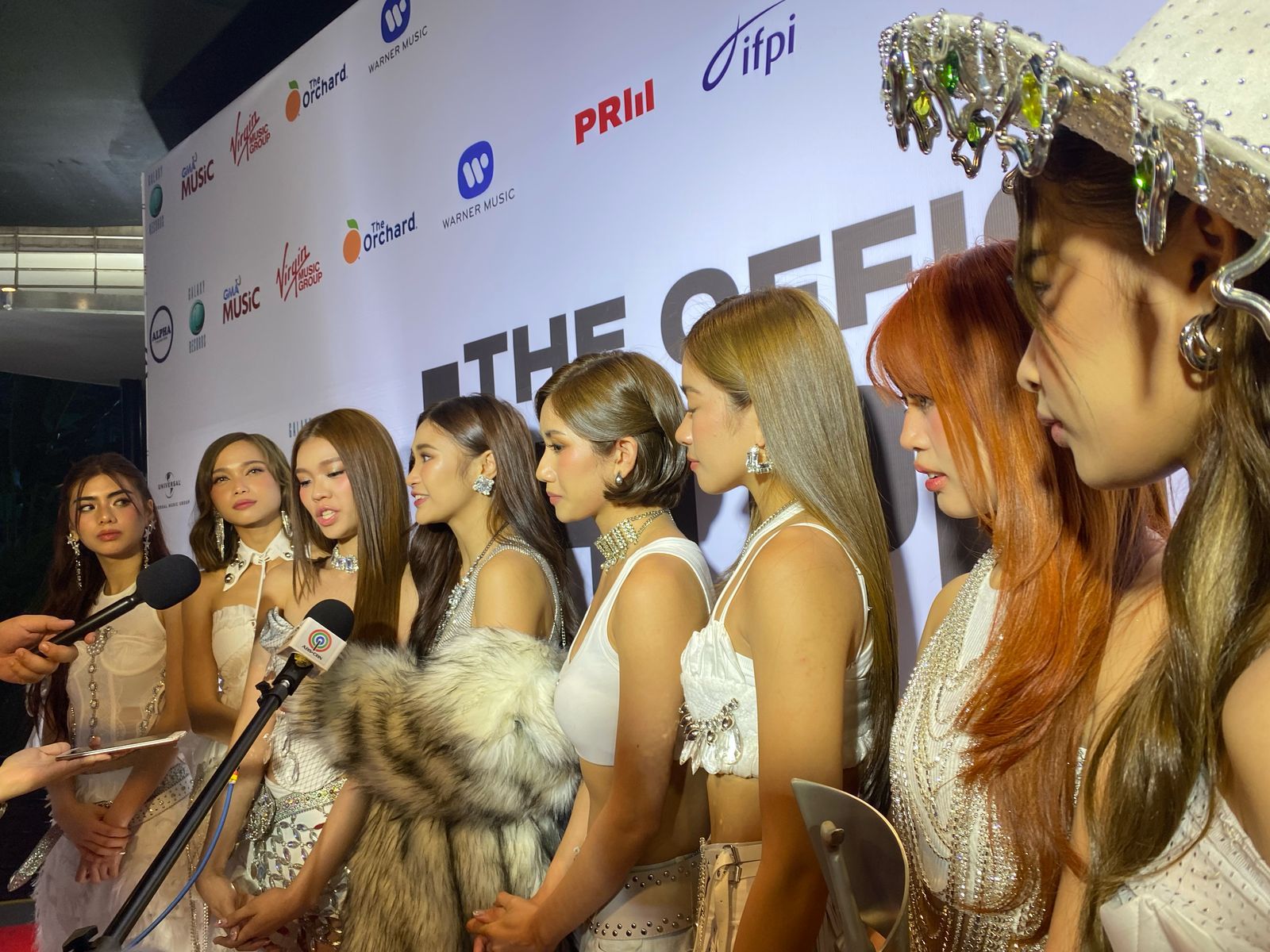 The girls of BINI: Bini Mikha, Bini Gwen, Bini Stacey, Bini Jhoanna, Bini Sheena, Bini Aiah, Bini Maloi, and Bini Colet (Photo: Jove Moya)