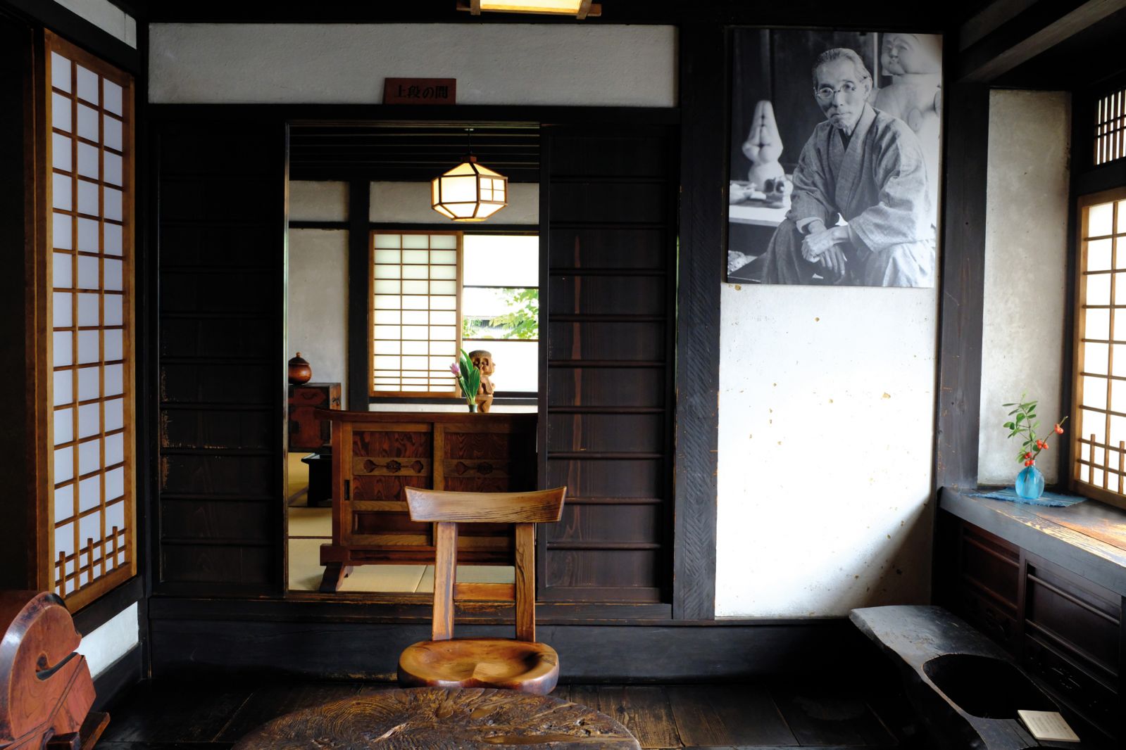 Inside the house of celebrated ceramicist Kawai Kanjiro, which he designed and lived in during the 1930s and which now showcases his furniture, pottery and art (Photo: Luo Jingmei)