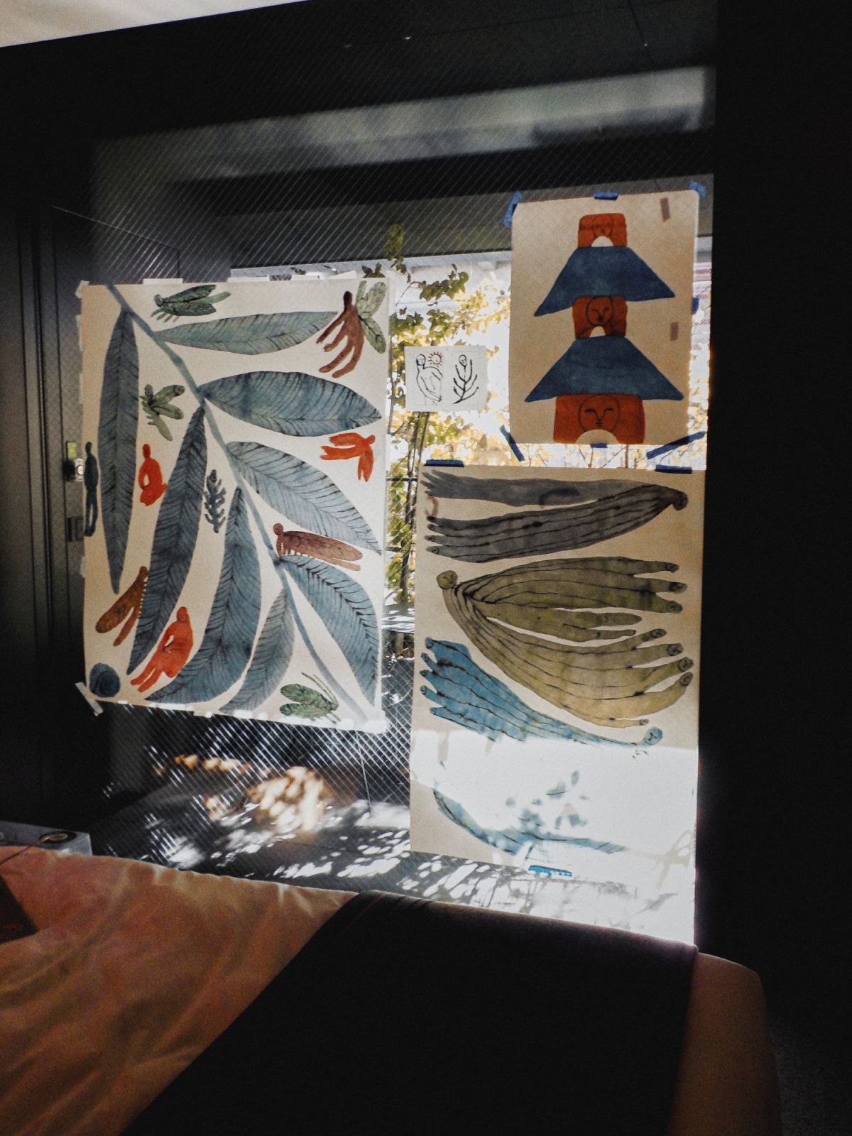 Some of Ace Hotel Kyoto’s art on display