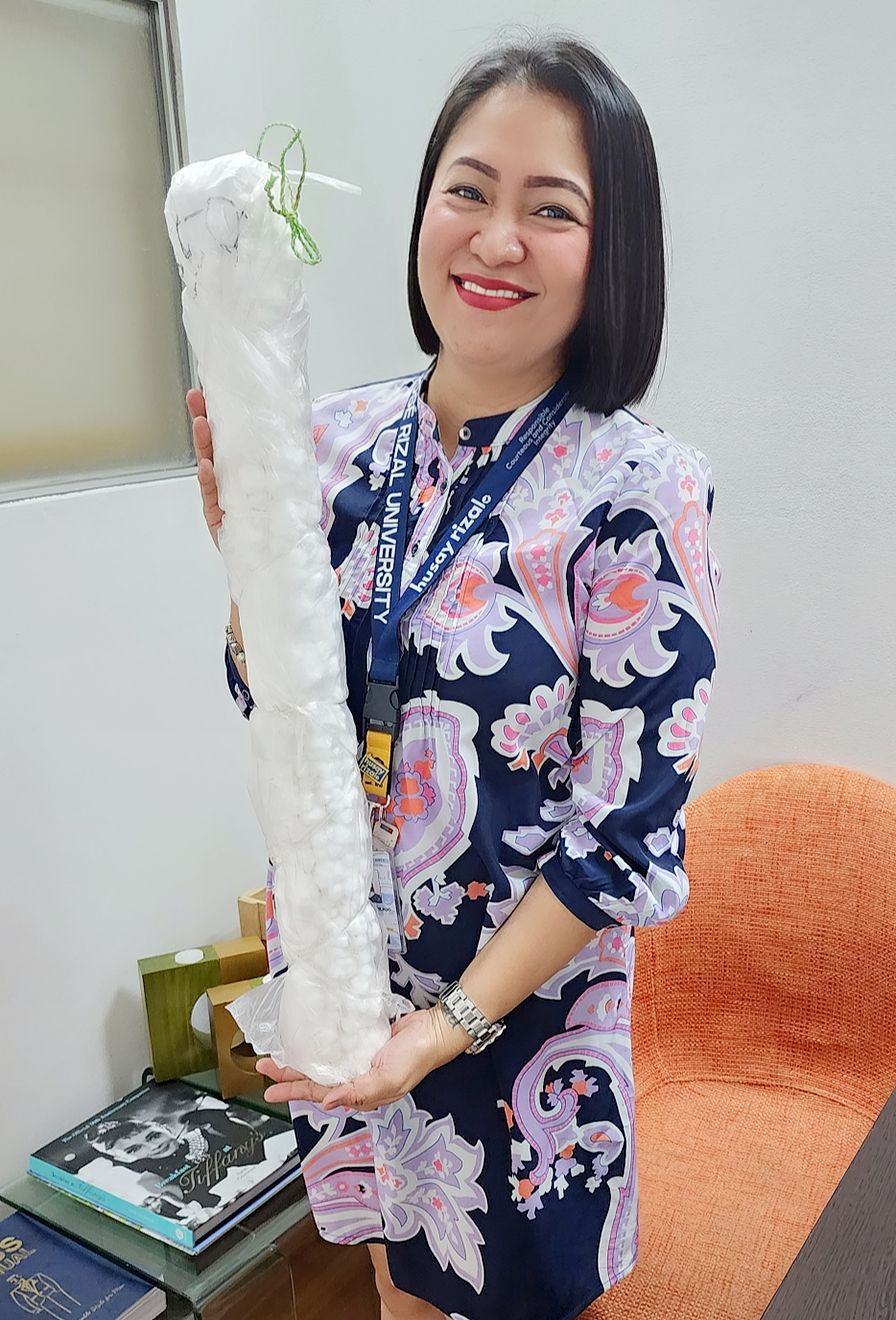 Kathleen Apilado with asin ted-ted from Ilocos Norte