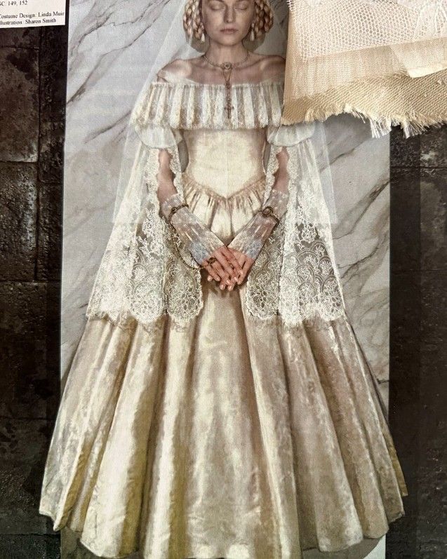Anna Harding's funeral outfit designed by Linda Muir (Photo: Instagram / @lindamuircostumedesign)