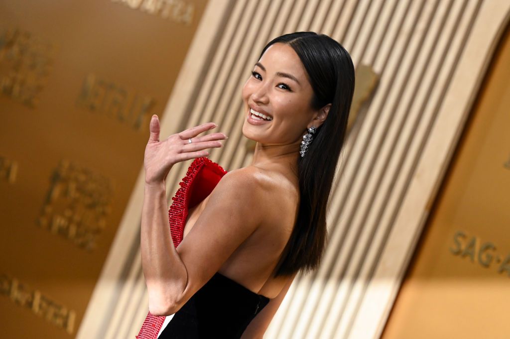 Anna Sawai at the 31st Screen Actors Guild Awards held at Shrine Auditorium and Expo Hall on February 23, 2025 in Los Angeles, California (Photo by Gilbert Flores/Variety via Getty Images)