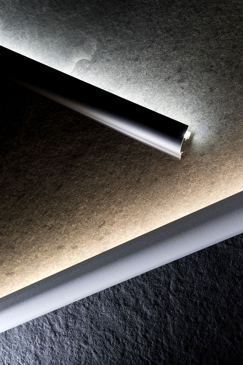 Close-up of the Haga series from Lune Brillante showcasing its poetic minimalist
