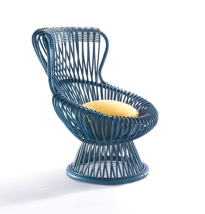 Franco Albini’s Margherita armchair, now manufactured by Bonacina (Photo: Bonacina)