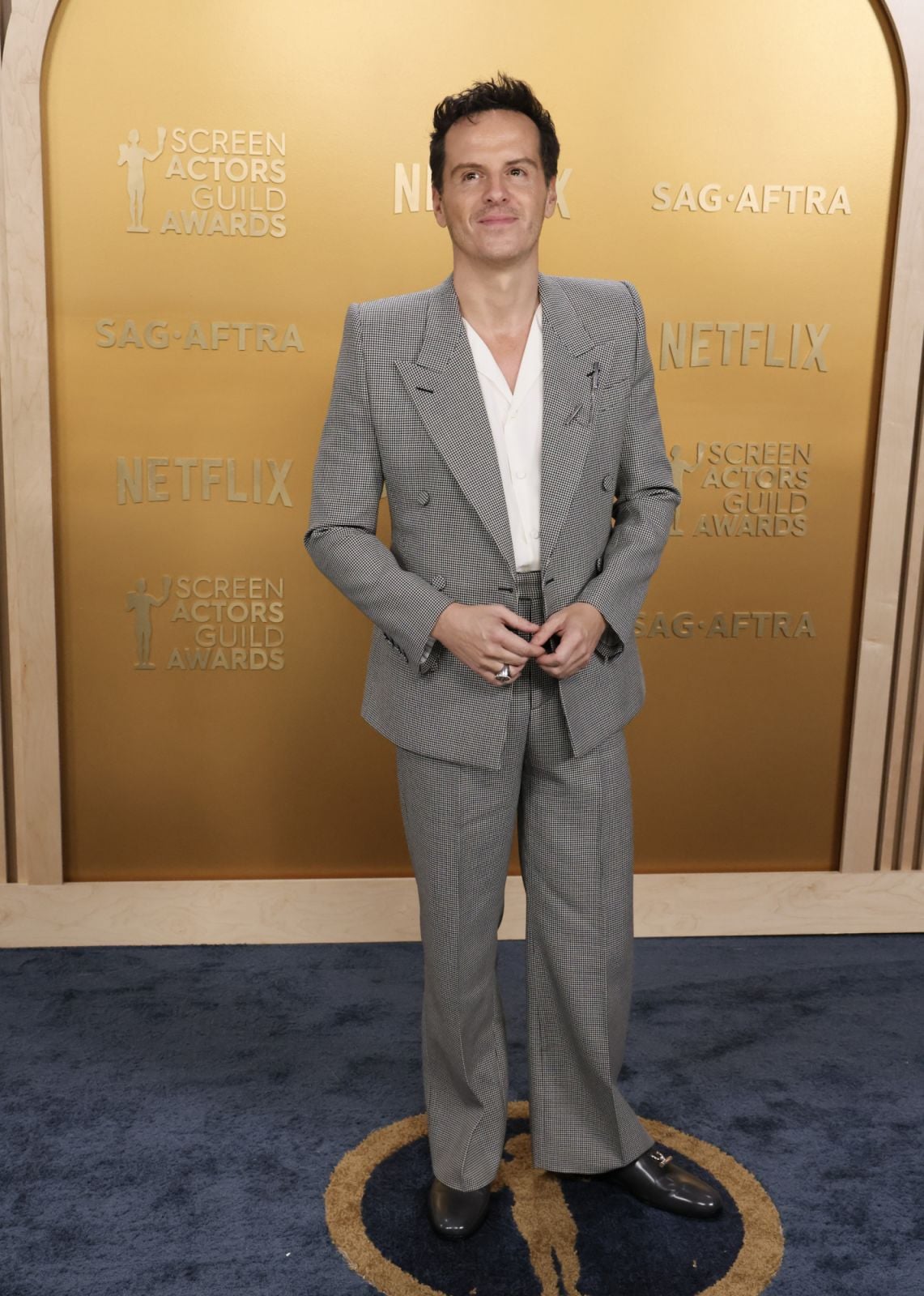 Andrew Scott ใน Alexander Mcqueen (ภาพ: Rodin Eckenroth / Getty Images)