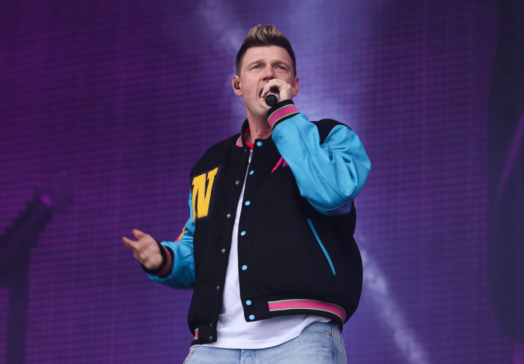 STOCKHOLM, SWEDEN - JULY 06: Nick Carter performs on stage at the Vi som älskar 90 & 00-talet festival at Gärdet on July 06, 2024 in Stockholm, Sweden. (Photo by Iwi Onodera/Redferns)