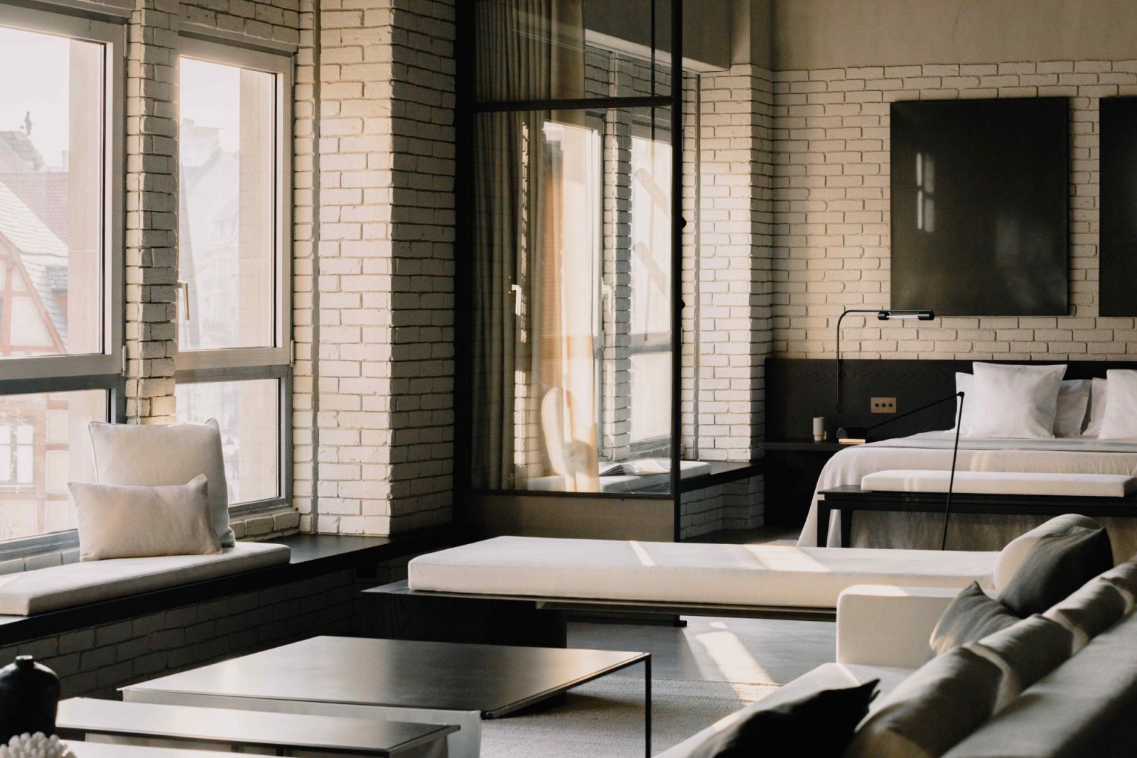 Sunlight illuminating every corner of the apartment