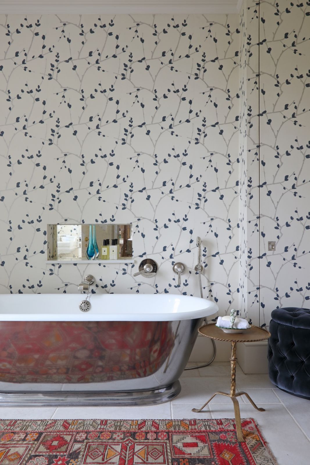 The guest bathroom on the top floor of a Sussex, England home