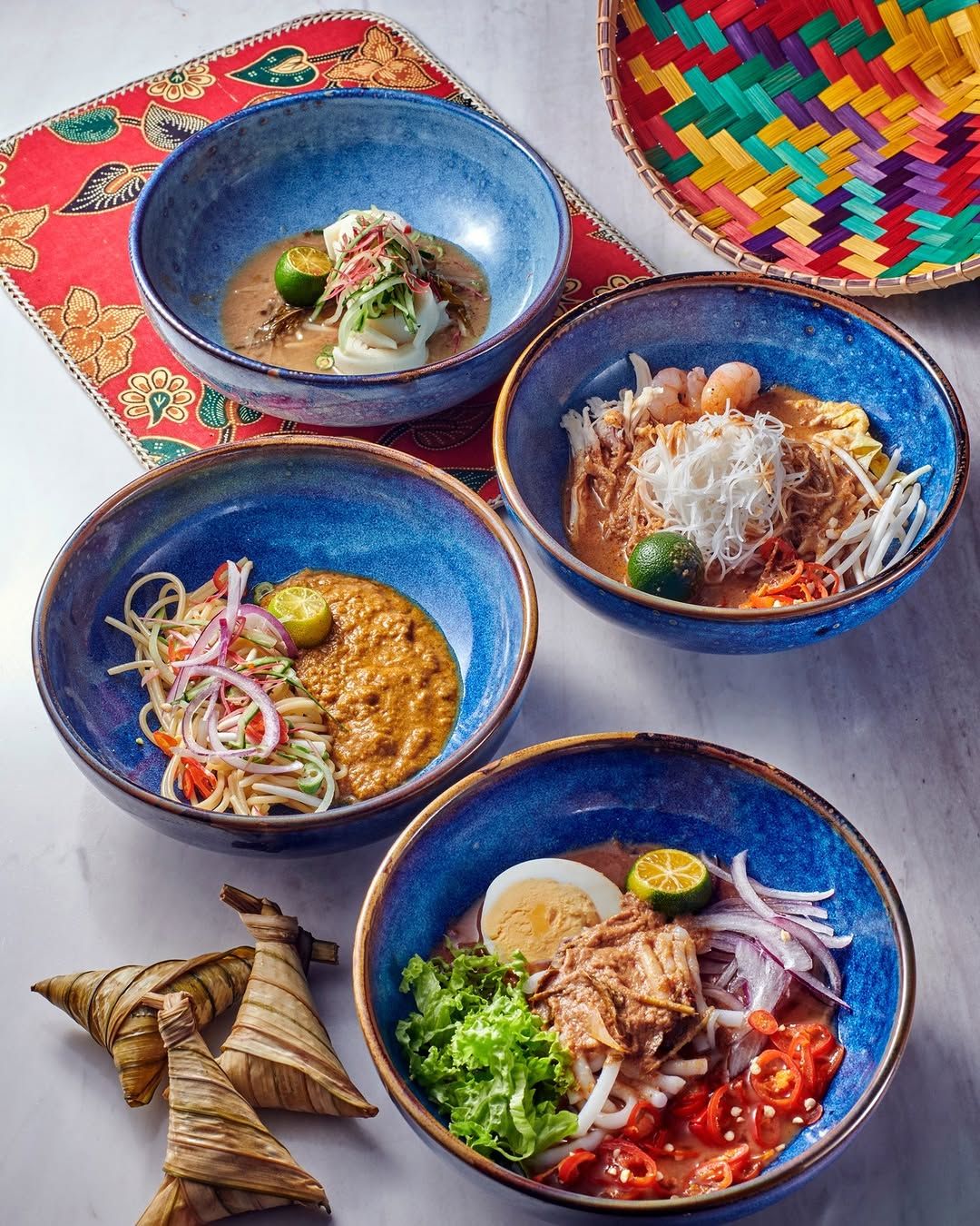 Laksa varieties at RuMa Hotel