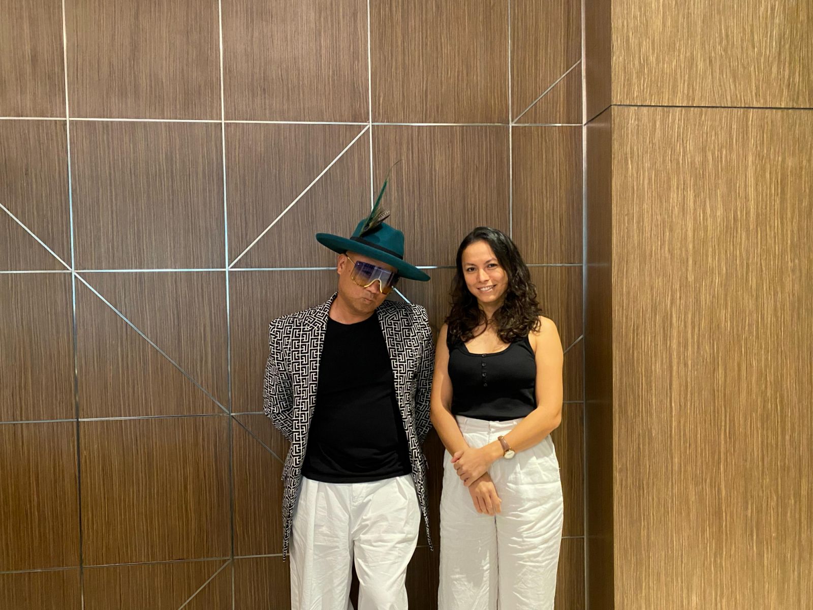 Jefrë and Olivia d’Aboville for Ayala Land's 10 Days of Art (Photo: Jove Moya)