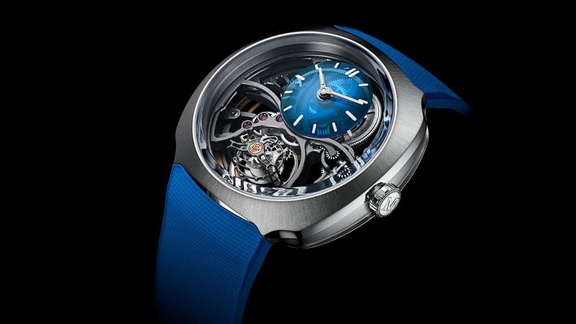H. Moser & Cie. Streamliner Cylindrical Tourbillon Skeleton Alpine Limited Edition
