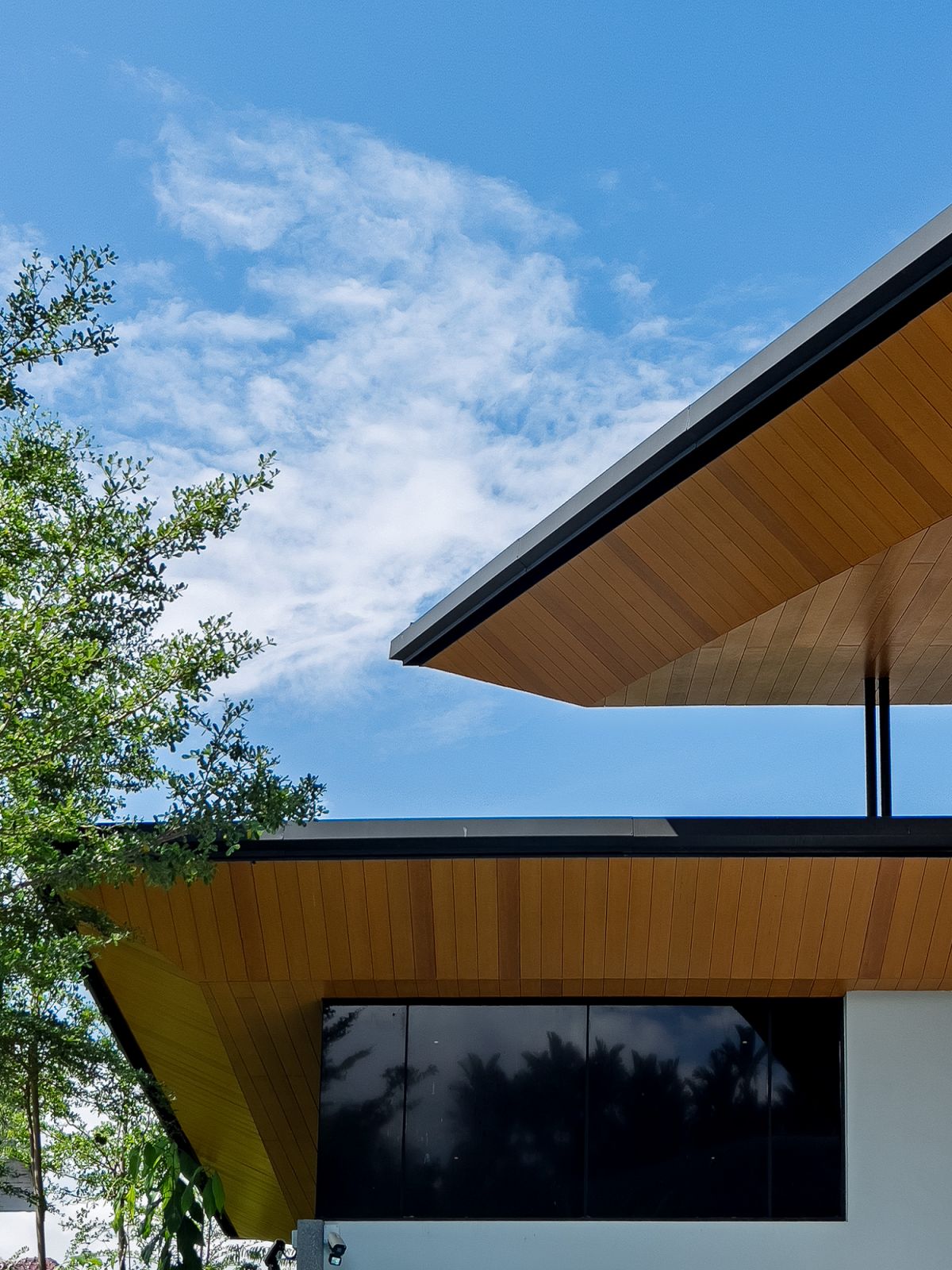 The soaring roof adds visual interest
