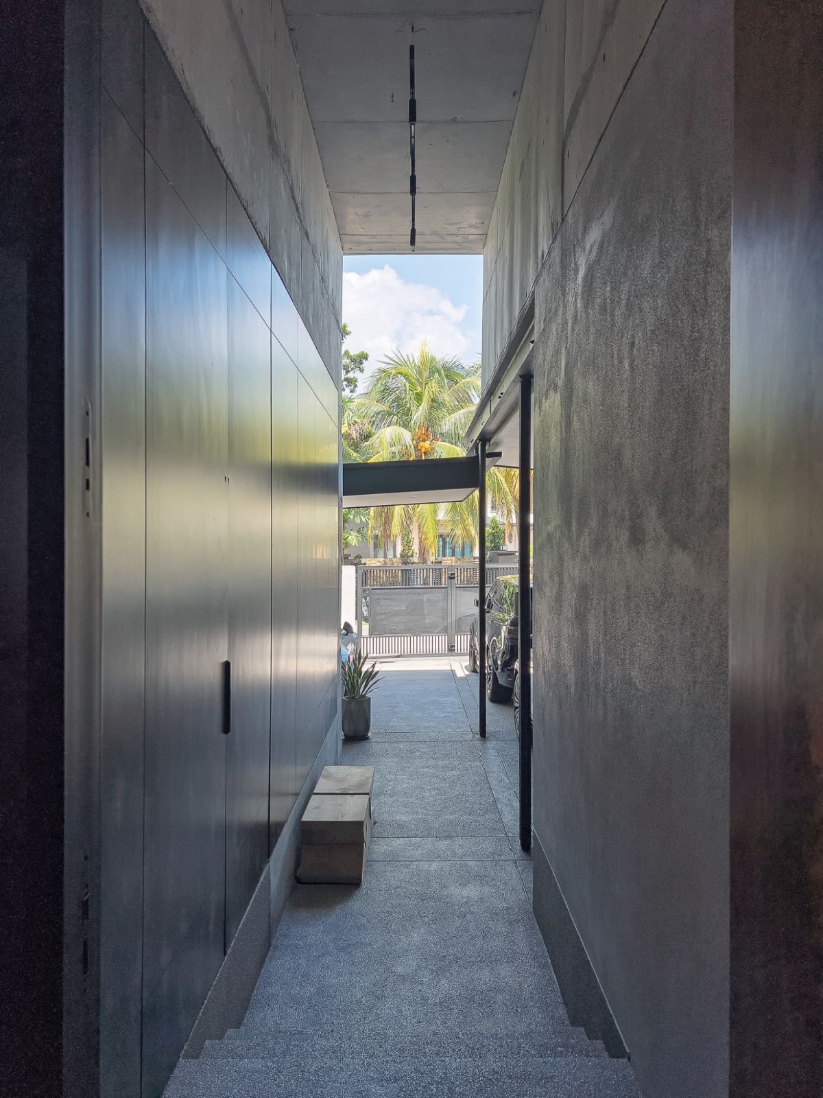 Natural light streams in