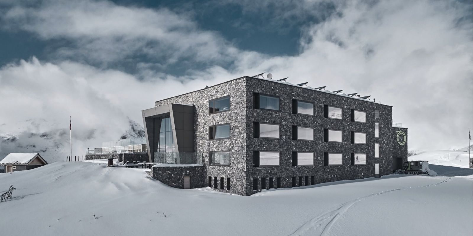 Original stone walls speak of the building’s utilitarian past  (Photo: Instagram / @chetzeron)