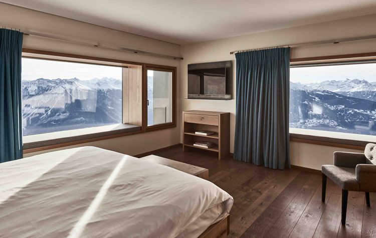 Generous picture windows in each of the 19 rooms and suites (Photo: Design Hotels)
