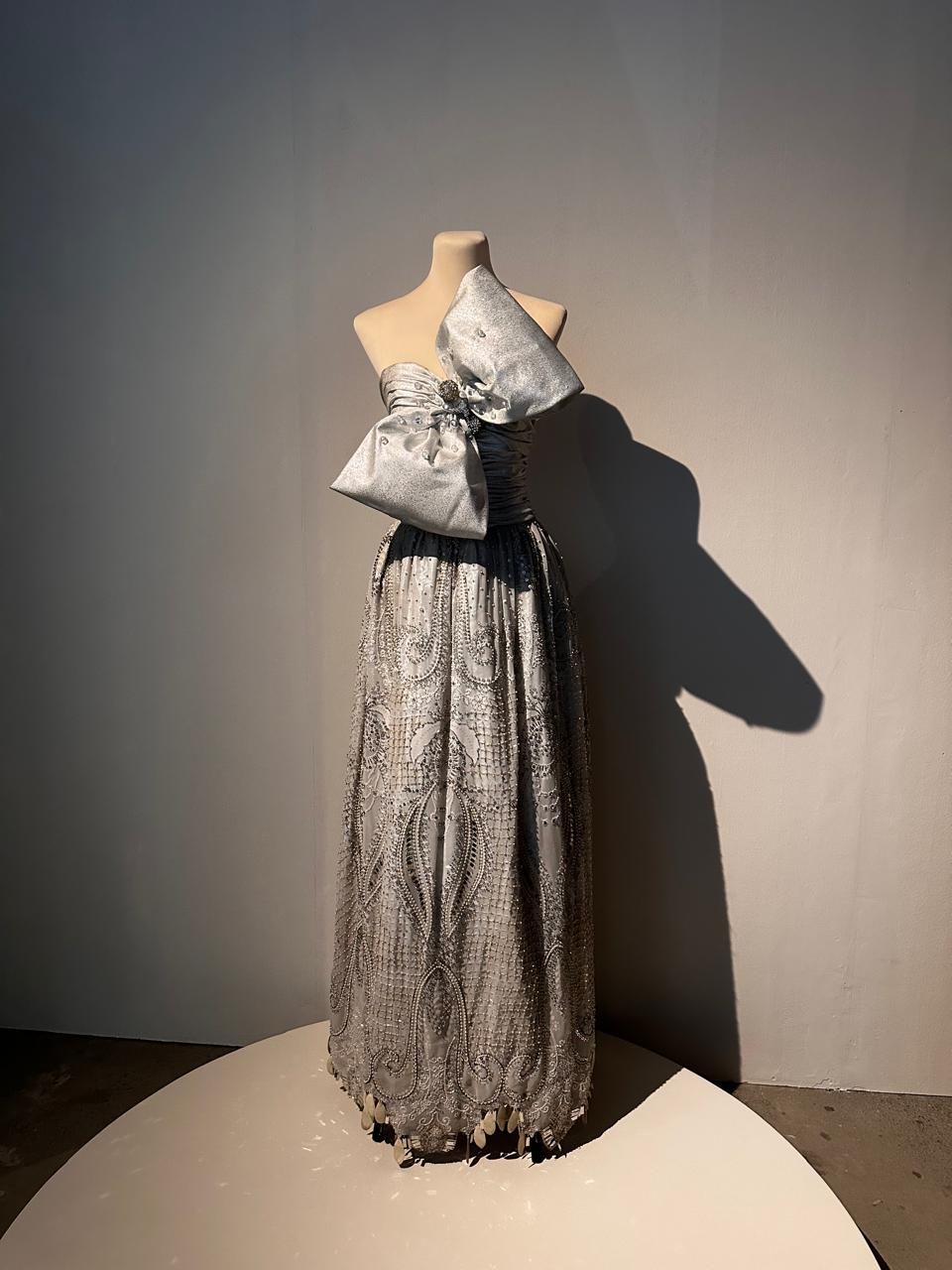 A gown by Pitoy Moreno on display at 'Timeless: J Moreno'