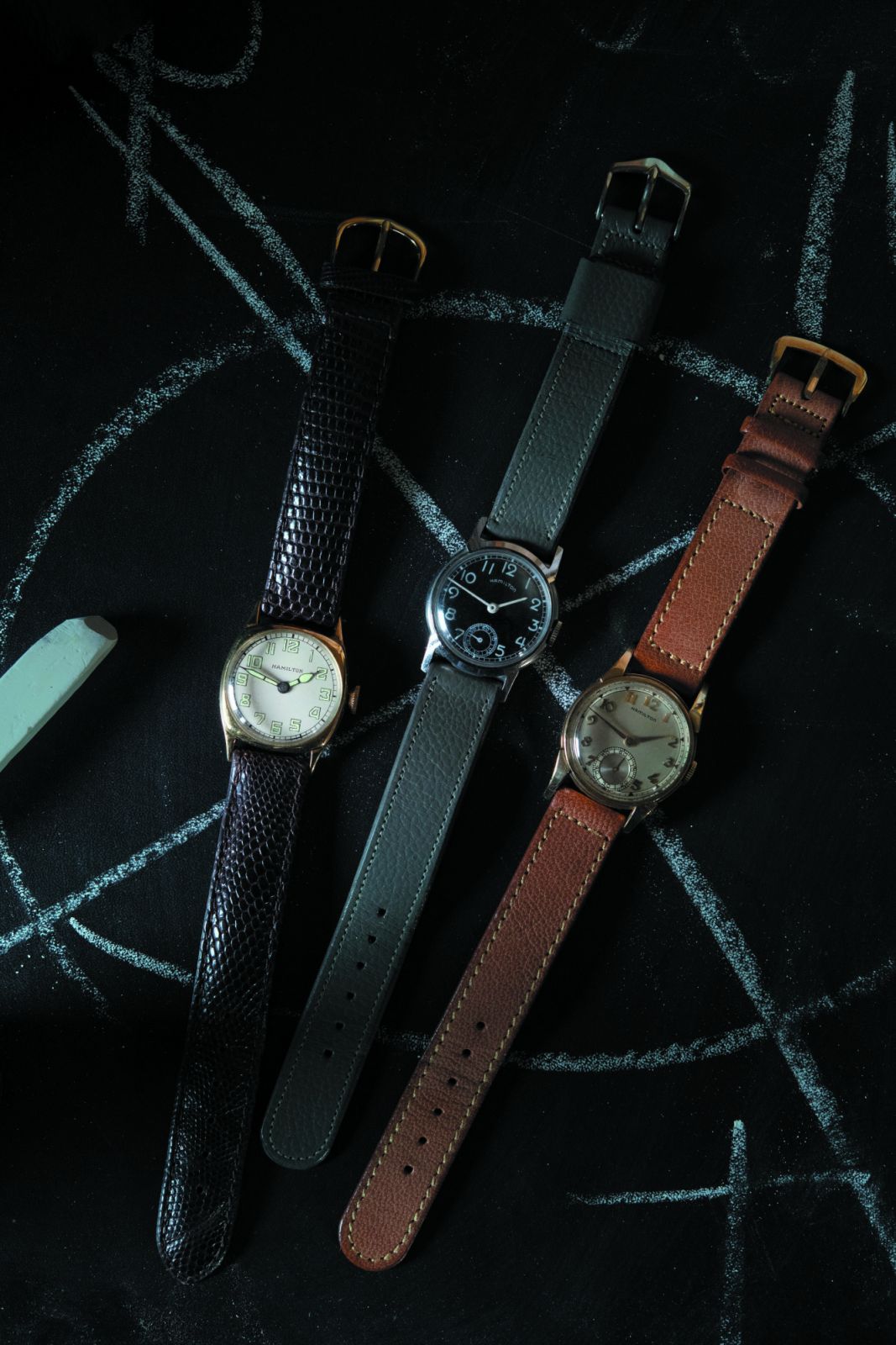 Hamilton’s Cushion B, Lexington, and Endicott timepieces in ‘Oppenheimer’