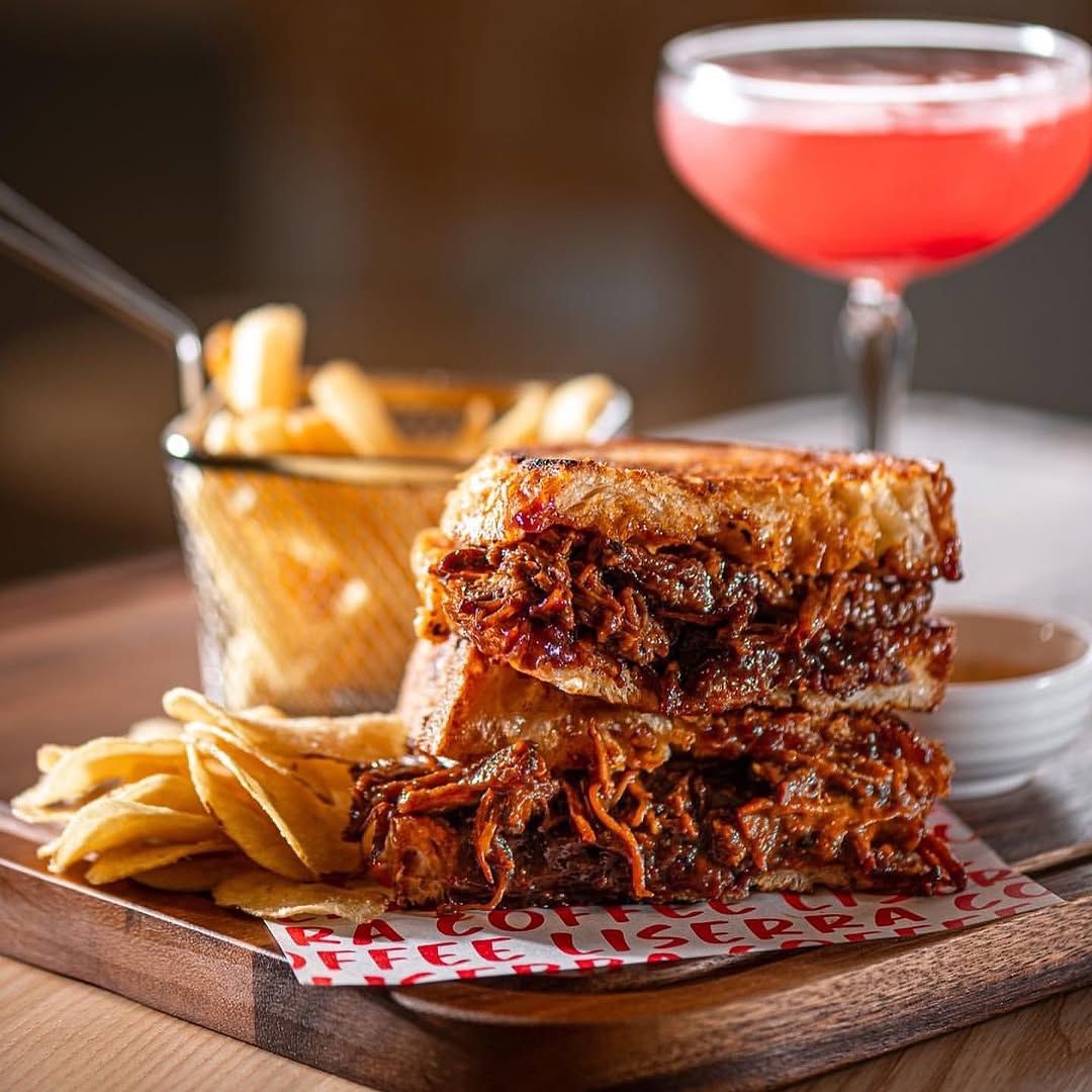 Liserra Coffee's best seller Pulled Beef Sourdough Melt (Photo: Instagram / @liserra.coffee)