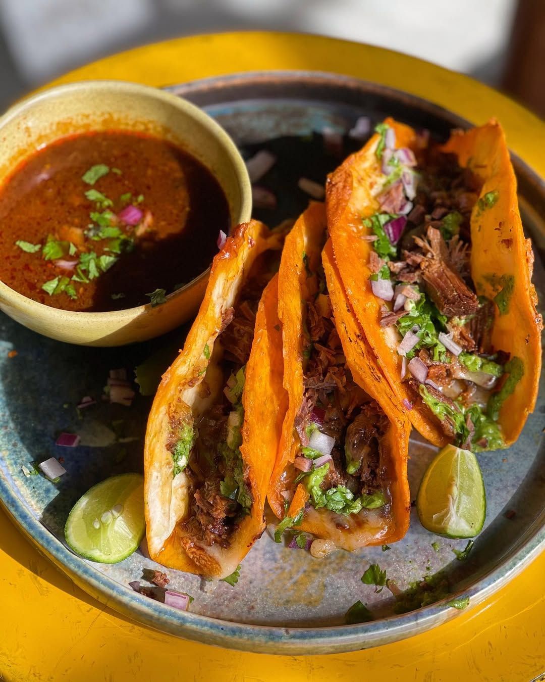 Birria Tacos from Dough & Dolce (Photo: Instagram / @doughanddolce)