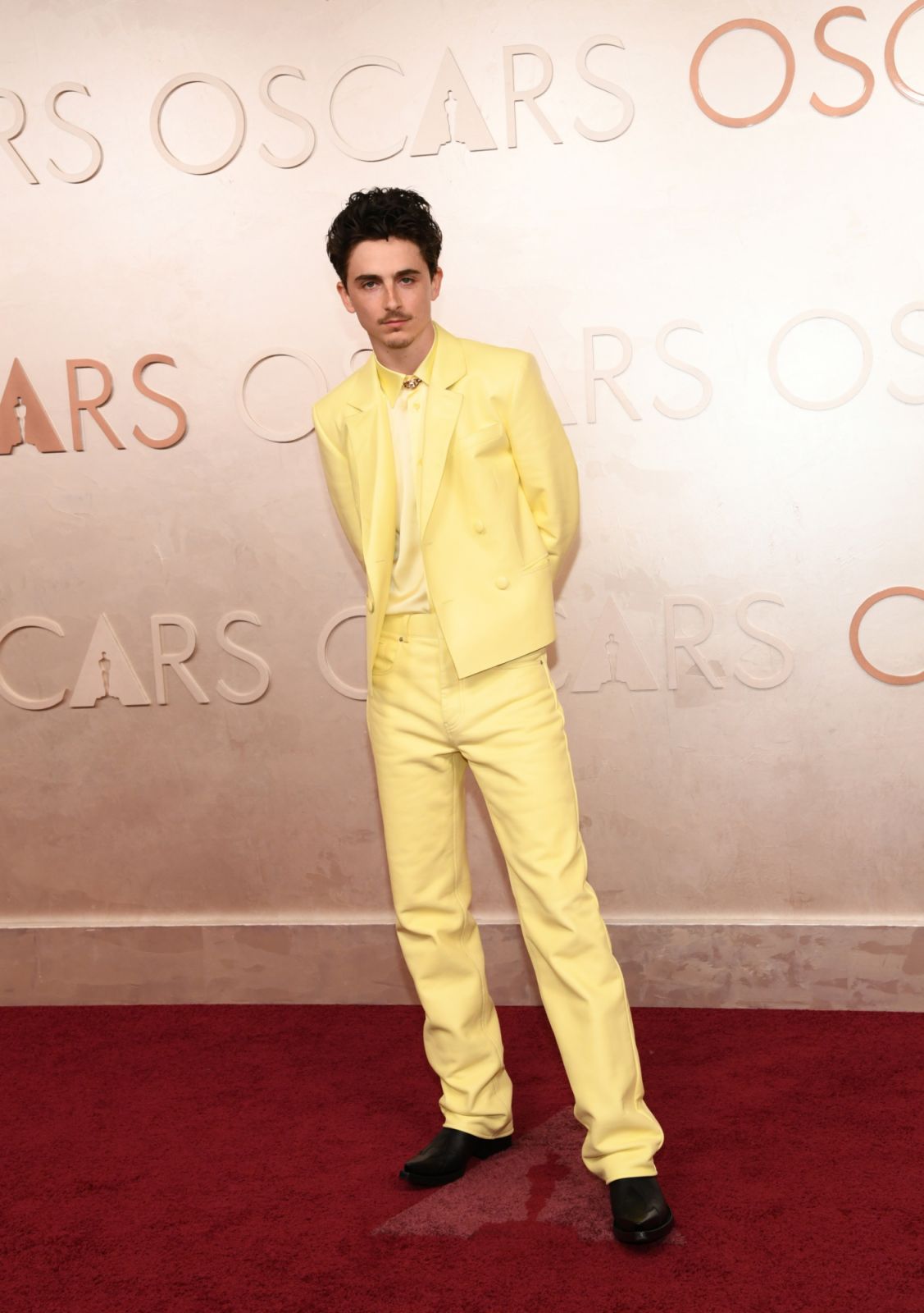 HOLLYWOOD, CALIFORNIA - MARCH 02: Timothée Chalamet attends the 97th Annual Oscars at Dolby Theatre on March 02, 2025 in Hollywood, California. (Photo by Chelsea Guglielmino/FilmMagic)
