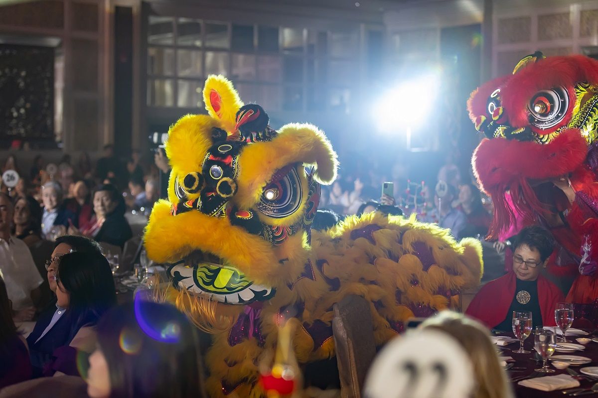 A dramatic dragon and lion dance at HSBC's 150-year celebration in the Philippines