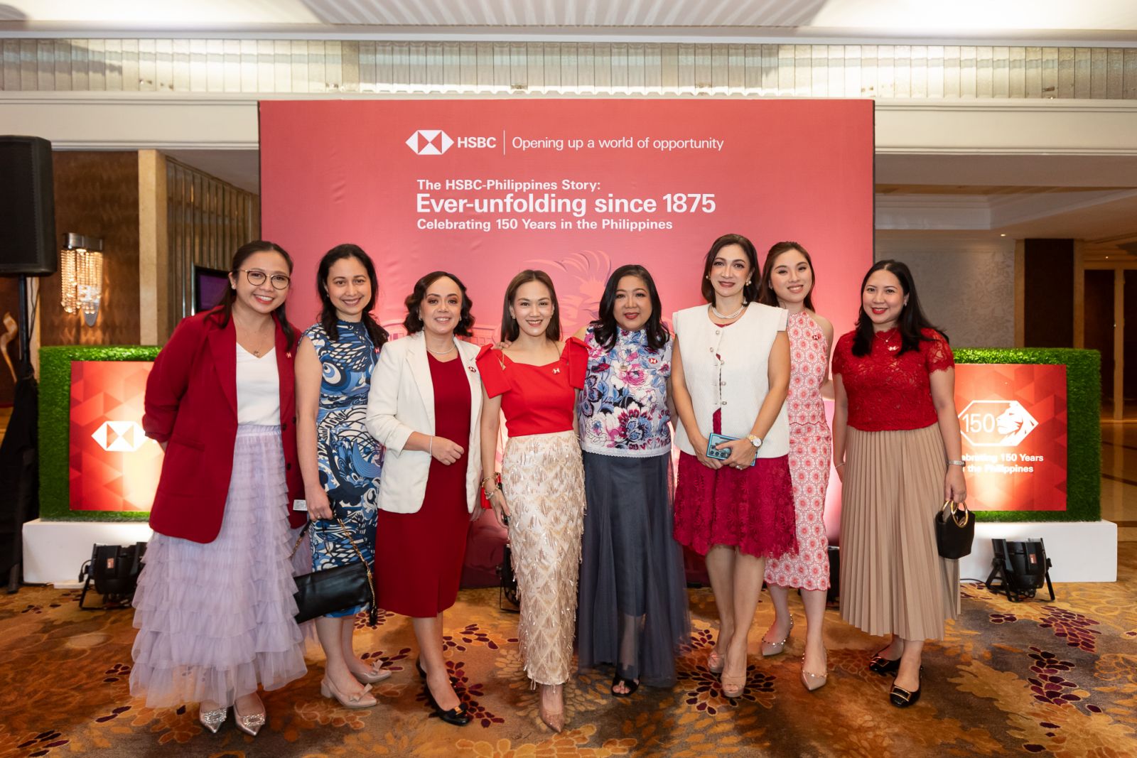 Michie Melendres, Jenny Tienzo, Mads Caballero, Joy Cuaso, Anya Katigbak-Cajucom, Angelica Gana, Michelle Tan and Nina Almiranez