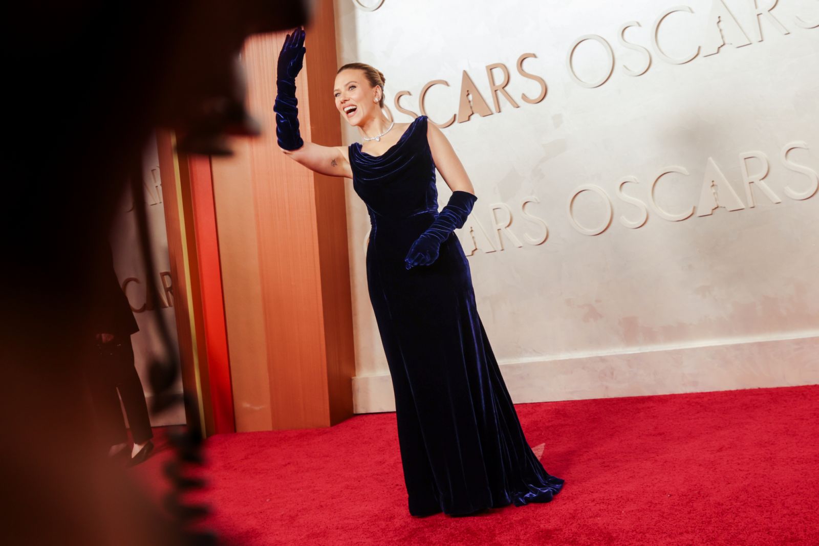 Scarlett Johansson at the 97th Oscars held at the Dolby Theatre on March 2, 2025 in Hollywood, California. (Photo by Lexie Moreland/WWD via Getty Images)