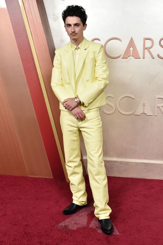 Timothée Chalamet at the 97th Oscars held at the Dolby Theatre on March 2, 2025 in Hollywood, California. (Photo by Gregg DeGuire/Penske Media via Getty Images)