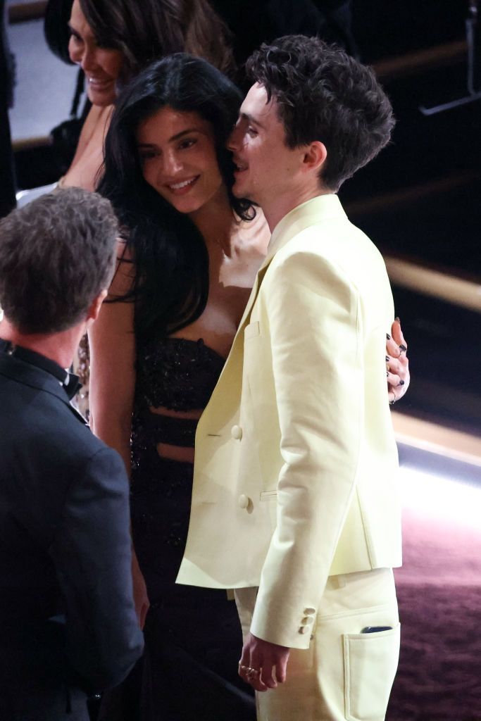 Kylie Jenner, Timothée Chalamet at the 97th Oscars held at the Dolby Theatre on March 2, 2025 in Hollywood, California. (Photo by Rich Polk/Penske Media via Getty Images)
