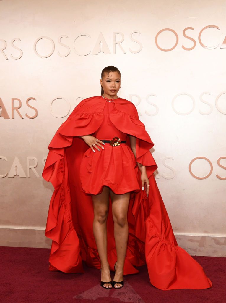 HOLLYWOOD, CALIFORNIA - MARCH 02: Storm Reid attends the 97th Annual Oscars at Dolby Theatre on March 02, 2025 in Hollywood, California. (Photo by Chelsea Guglielmino/FilmMagic)