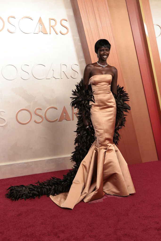 HOLLYWOOD, CALIFORNIA - MARCH 02: Anok Yai attends the 97th Annual Oscars at Dolby Theatre on March 02, 2025 in Hollywood, California. (Photo by Monica Schipper/Getty Images)