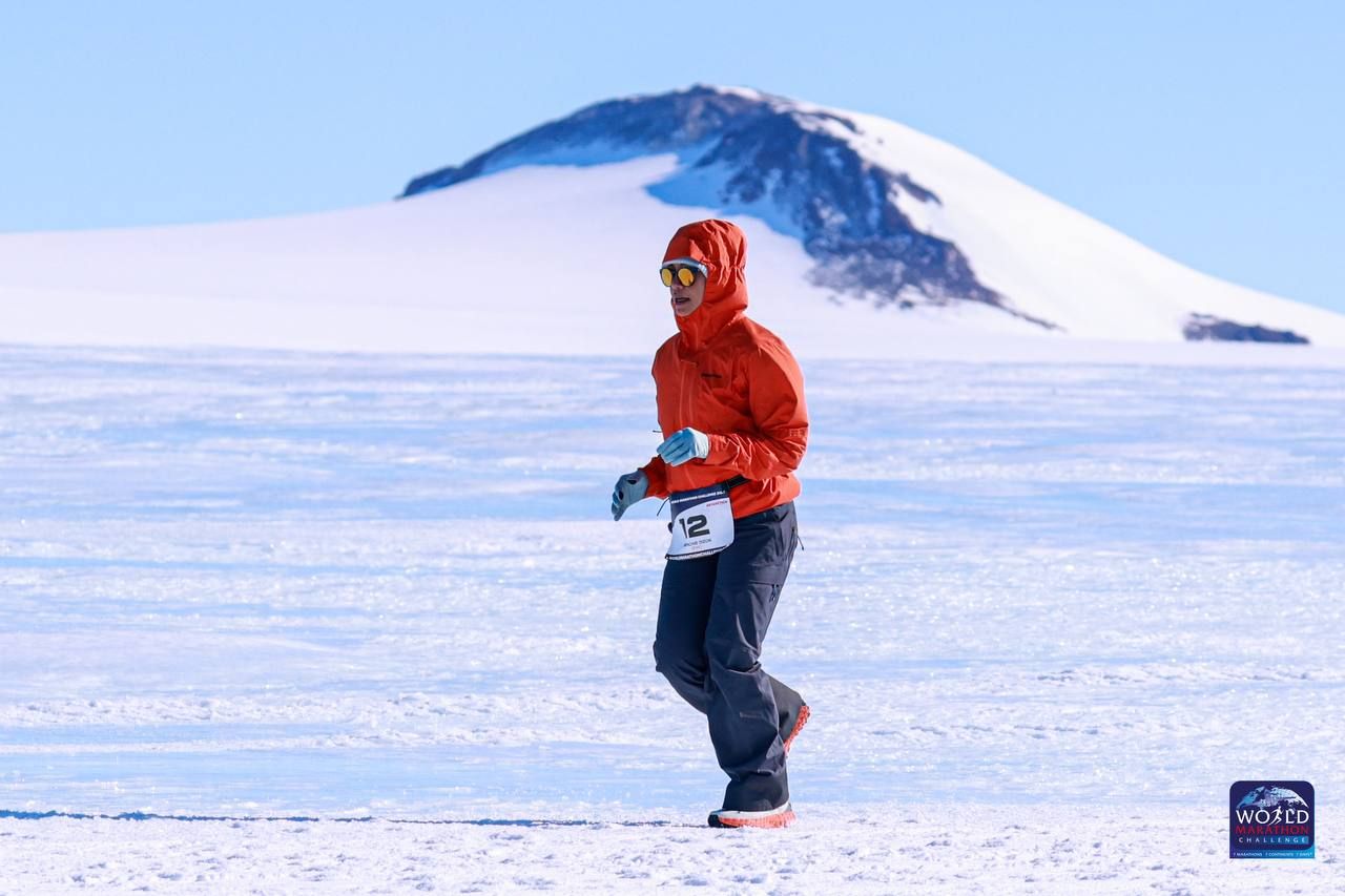 Mench Dizon braves the cold weather in the Antarctica leg of the World Marathon Challenge (Photo: Mench Dizon)