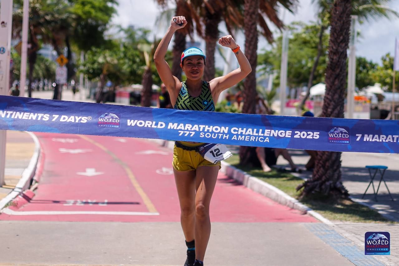 Mench Dizon in the South America leg of the World Marathon Challenge (Photo: Mench Dizon)