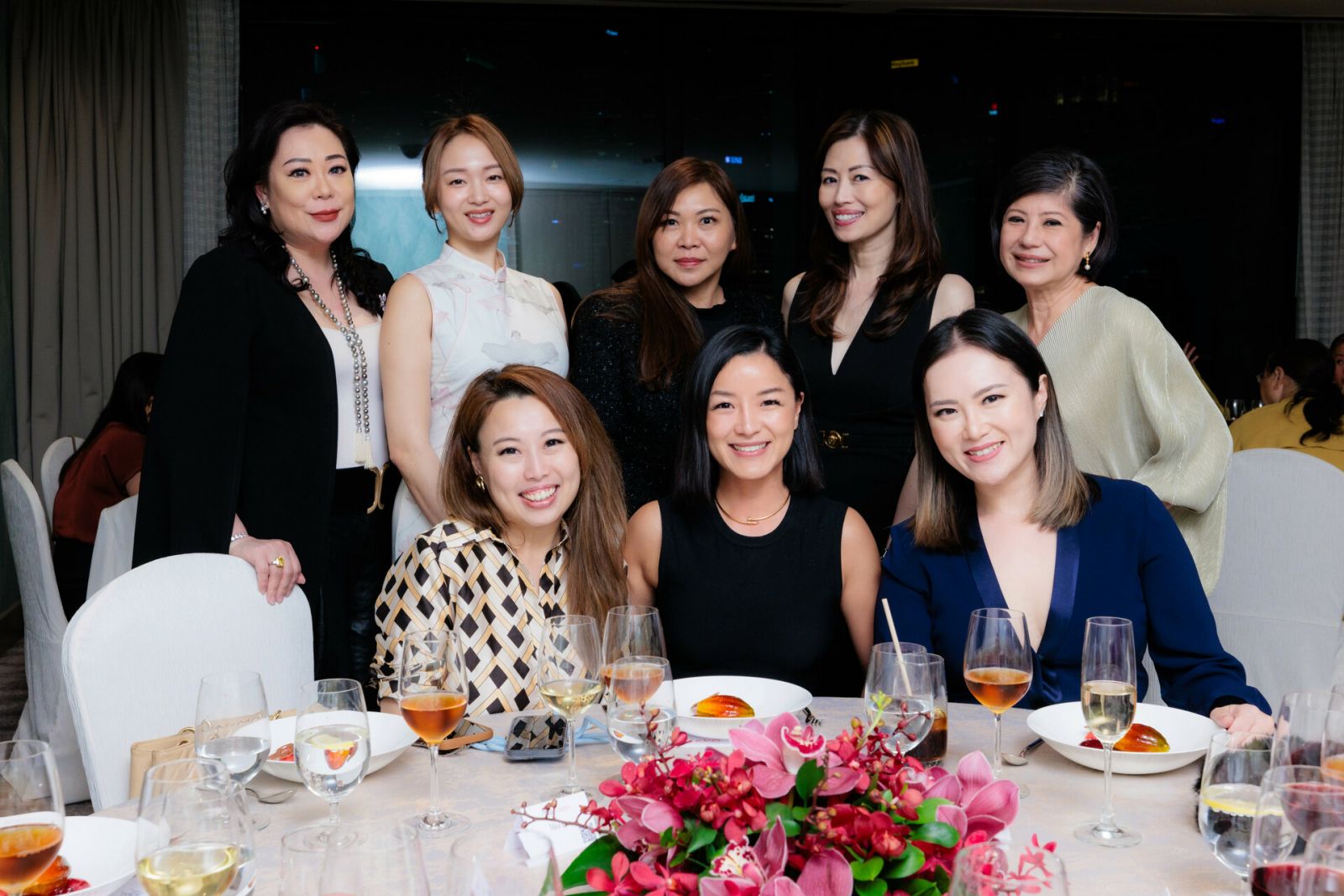 Clockwise from top left: Cheryl Lee-Quah, Suya Ro, Wendy Seah, Serene Tan, Staphnie Tang, Sabrina Ho-Matthews, Zongwei Chamagne, Mint Lim