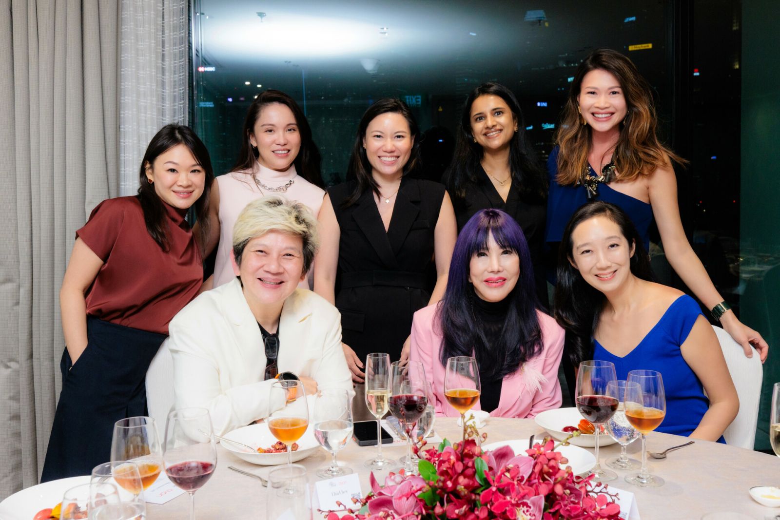 Clockwise from top left: Sarah Pang, Huiting Koh, Deborah Foo, Priya Gopalan, Jaclyn Seow, Janet Kim, Ernawaty Sorianto, Elim Chew
