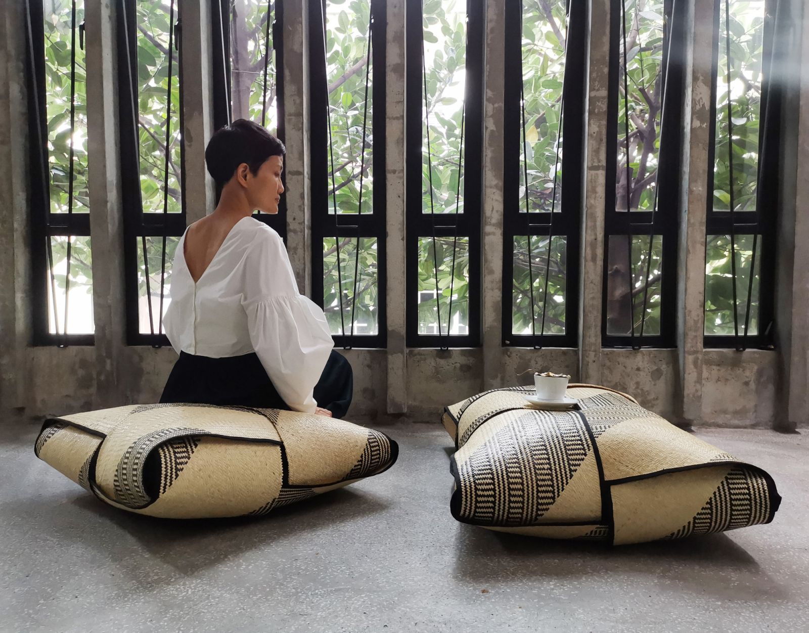 The Ketupat series drew inspiration from the Malaysian rice dumpling wrapped in a pouch of hand-woven palm leaves