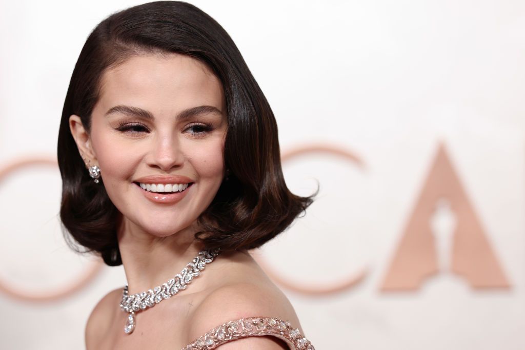 HOLLYWOOD, CALIFORNIA - MARCH 02: Selena Gomez attends the 96th Annual Academy Awards at Dolby Theatre on March 02, 2025 in Hollywood, California. (Photo by Frazer Harrison/WireImage)