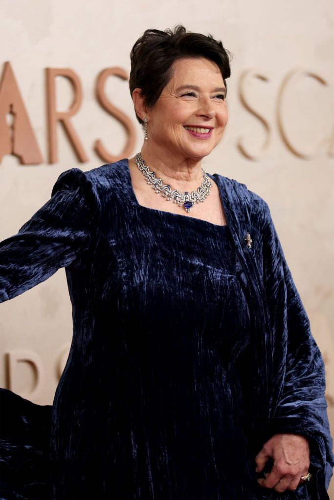 HOLLYWOOD, CALIFORNIA - MARCH 02: Isabella Rossellini attends the 97th Annual Oscars at Dolby Theatre on March 02, 2025 in Hollywood, California. (Photo by Frazer Harrison/WireImage)