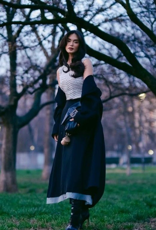 Pia Wurtzbach wears Fendi at Milan Fashion Week (Photo: Instagram/@piawurtzbach)