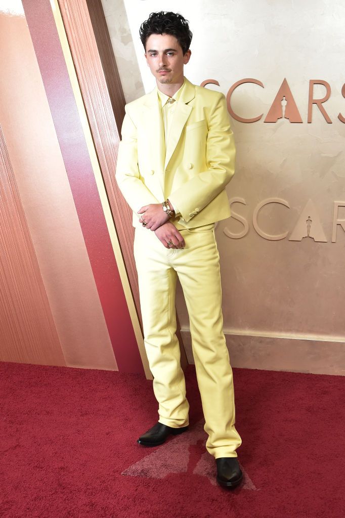 Timothée Chalamet at the 97th Oscars held at the Dolby Theatre on March 2, 2025 in Hollywood, California. (Photo by Gregg DeGuire/Penske Media via Getty Images)