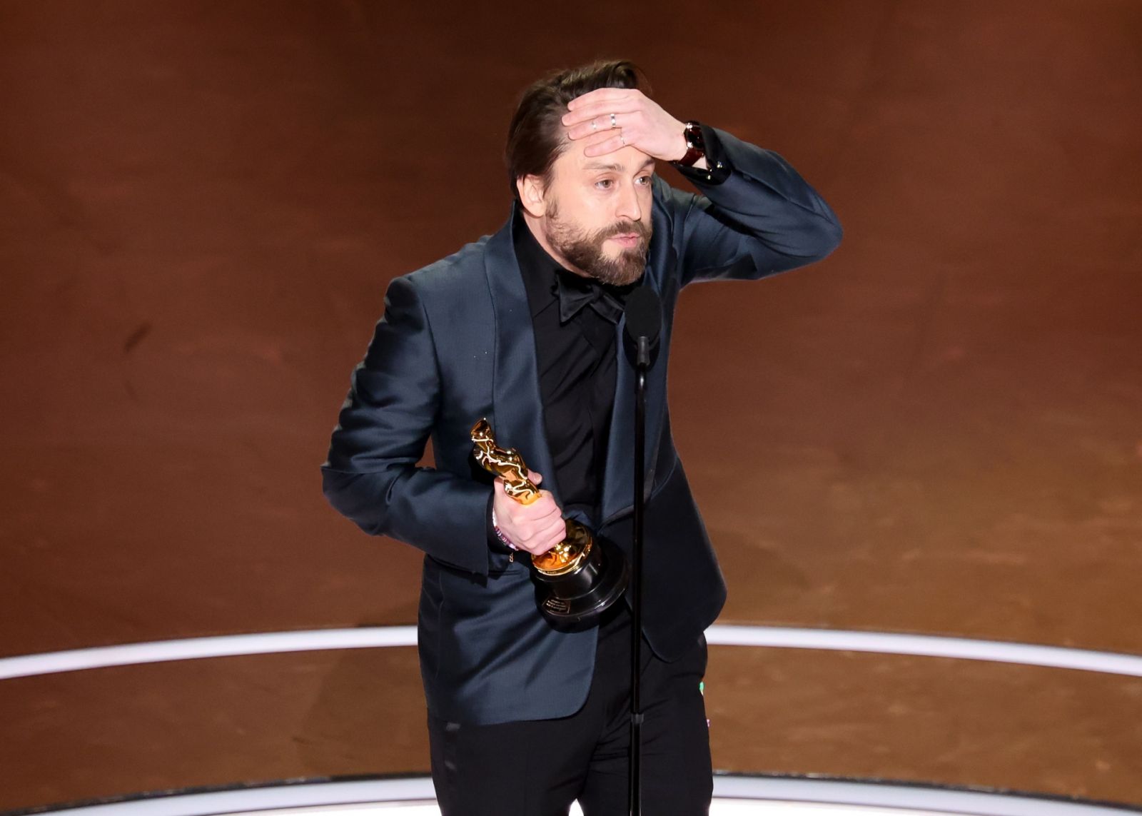 Kieran Culkin at the 97th Oscars held at the Dolby Theatre on March 2, 2025 in Hollywood, California. (Photo by Rich Polk/Penske Media via Getty Images)