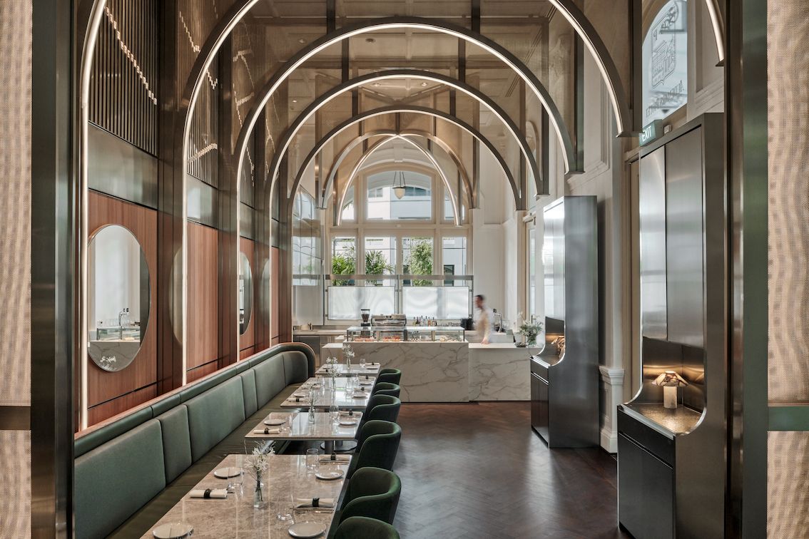 Interior of the café (Photo: Audemars Piguet)